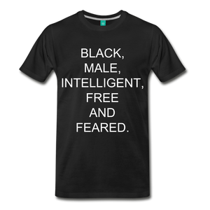 BLACK MALE TEE - black