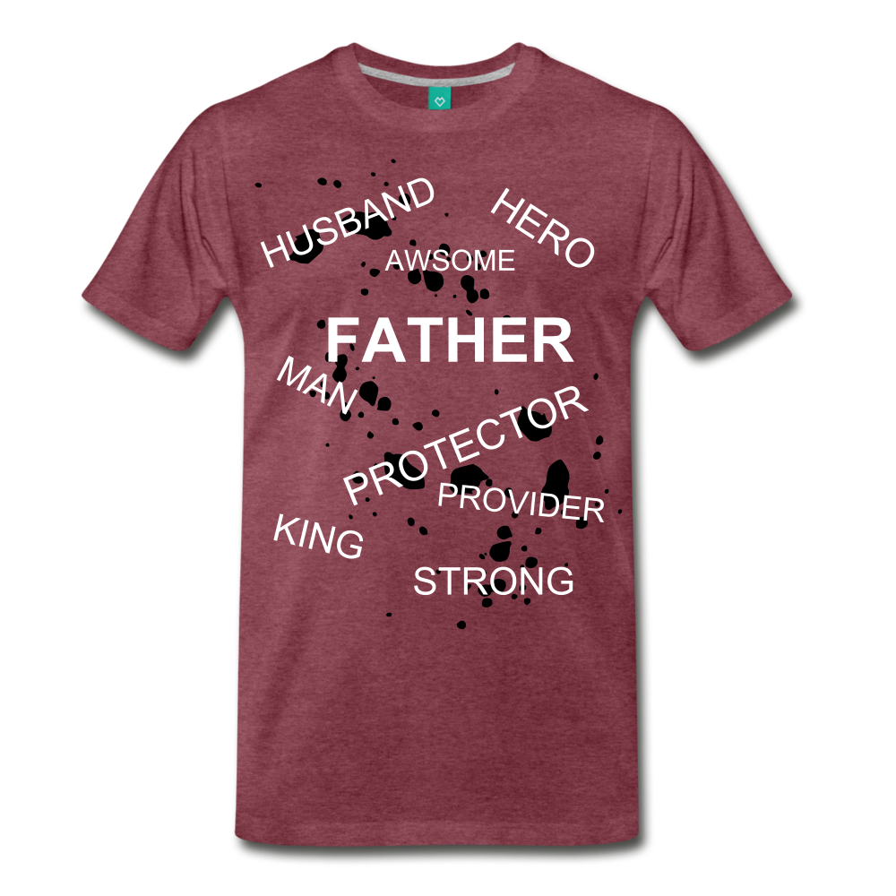 FATHER PLUS - heather burgundy
