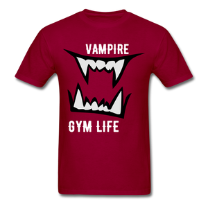 Vamp Gym Tee - dark red