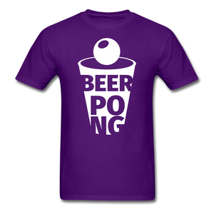Beer Pong Tee - purple