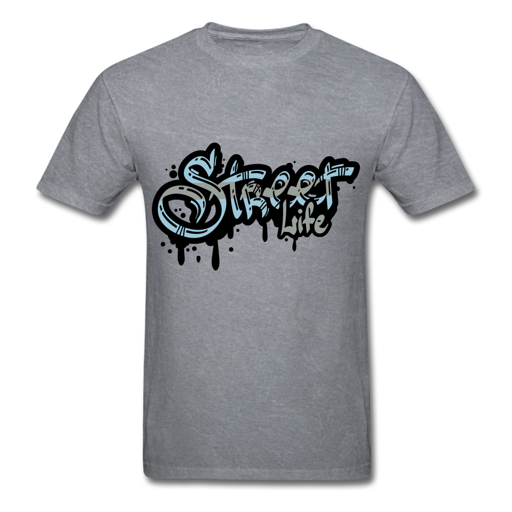Street Tee - mineral charcoal gray