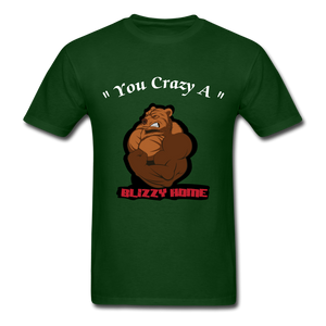 Crazy A Tee - forest green