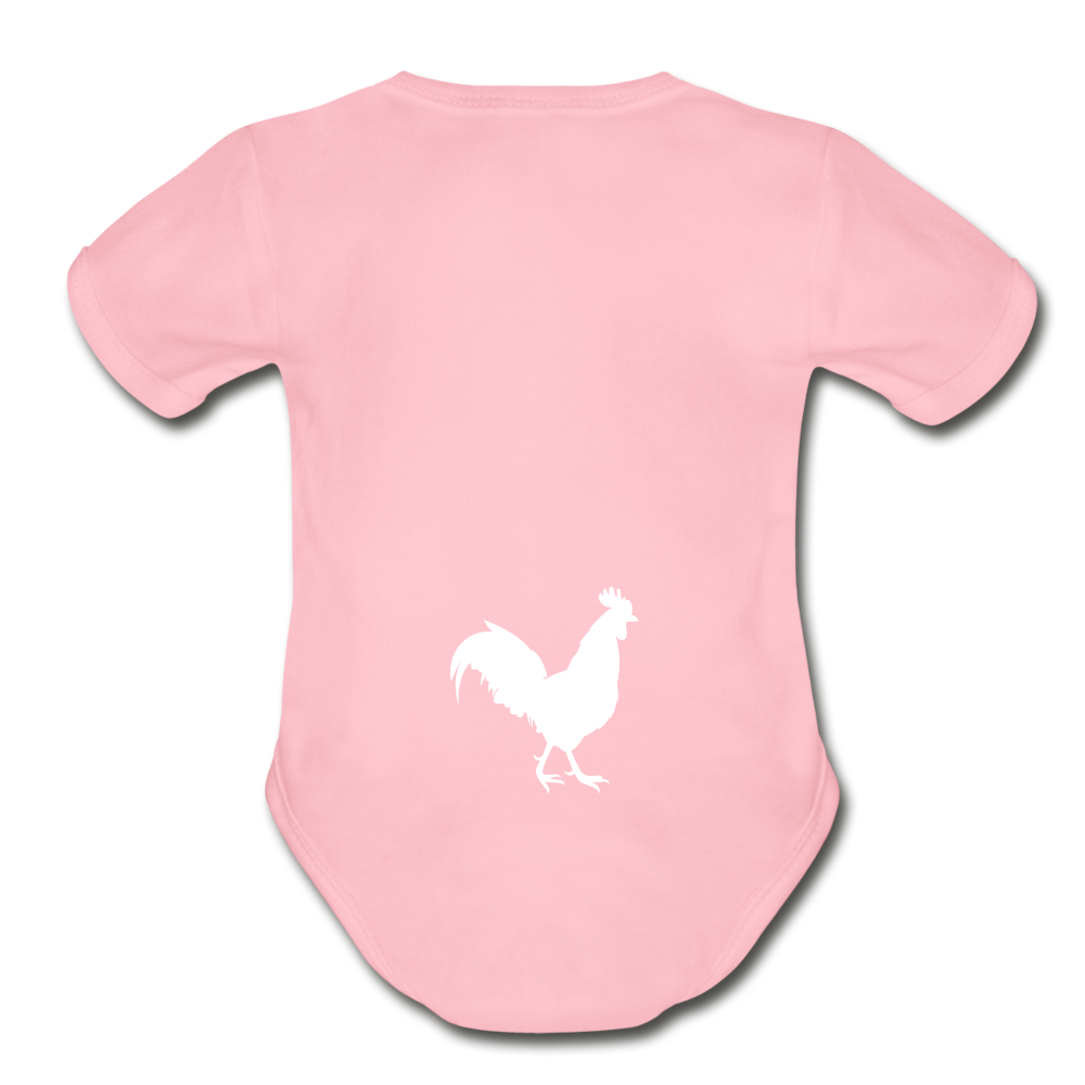Chicken Butt Onsie - light pink