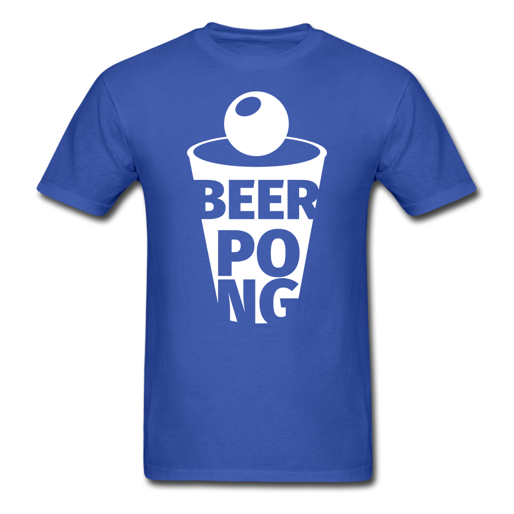 Beer Pong Tee - royal blue