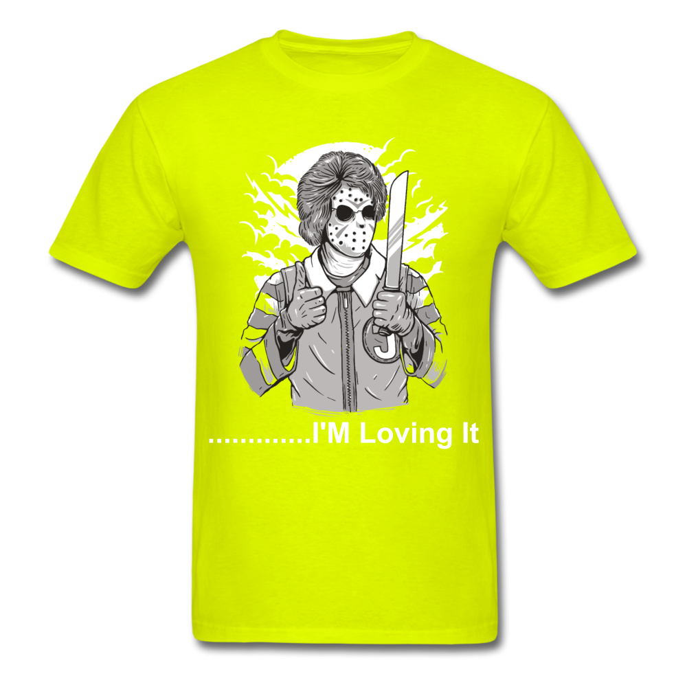 Loving it Tee - safety green