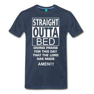 STRAIGHT OUTTA BED - navy