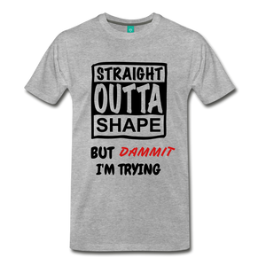 OUT OF SHAPE - heather gray