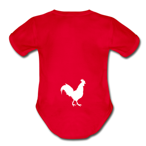 Chicken Butt Onsie - red