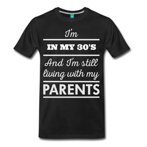 LIVING WITH MY PARENTS - black