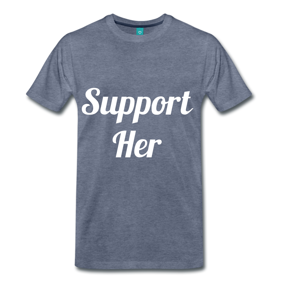 Support Her - heather blue