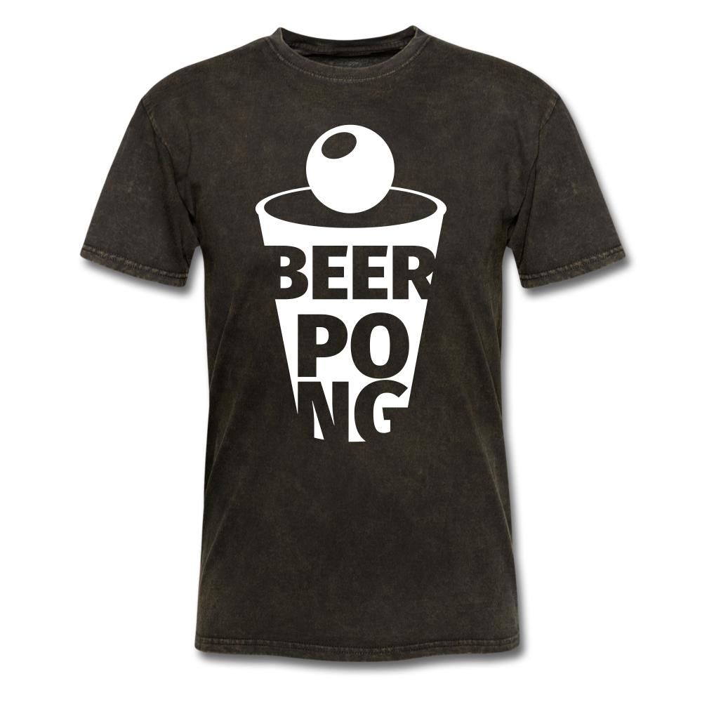 Beer Pong Tee - mineral black