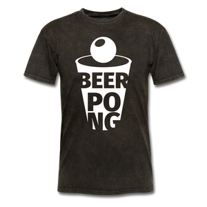 Beer Pong Tee - mineral black