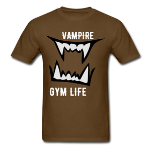 Vamp Gym Tee - brown