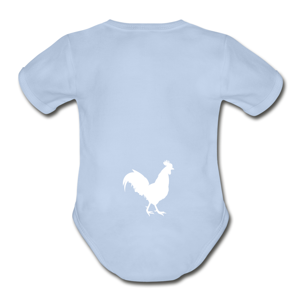 Chicken Butt Onsie - sky