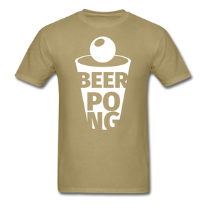 Beer Pong Tee - khaki