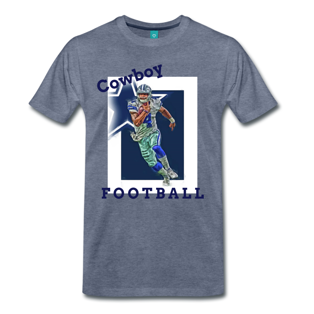 Cowboy Football Dak - heather blue