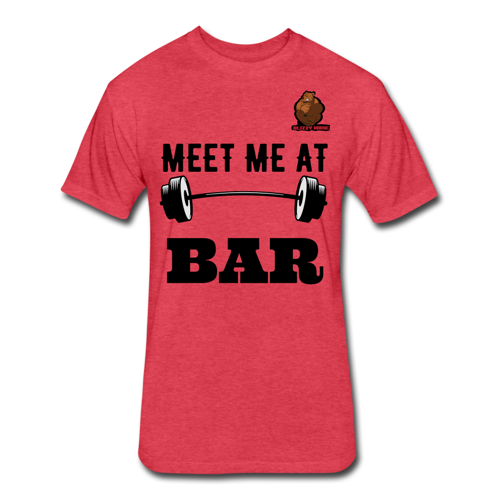 Meet Me at the Bar Tee - heather red