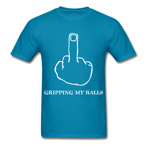 Middle Finger Tee - turquoise