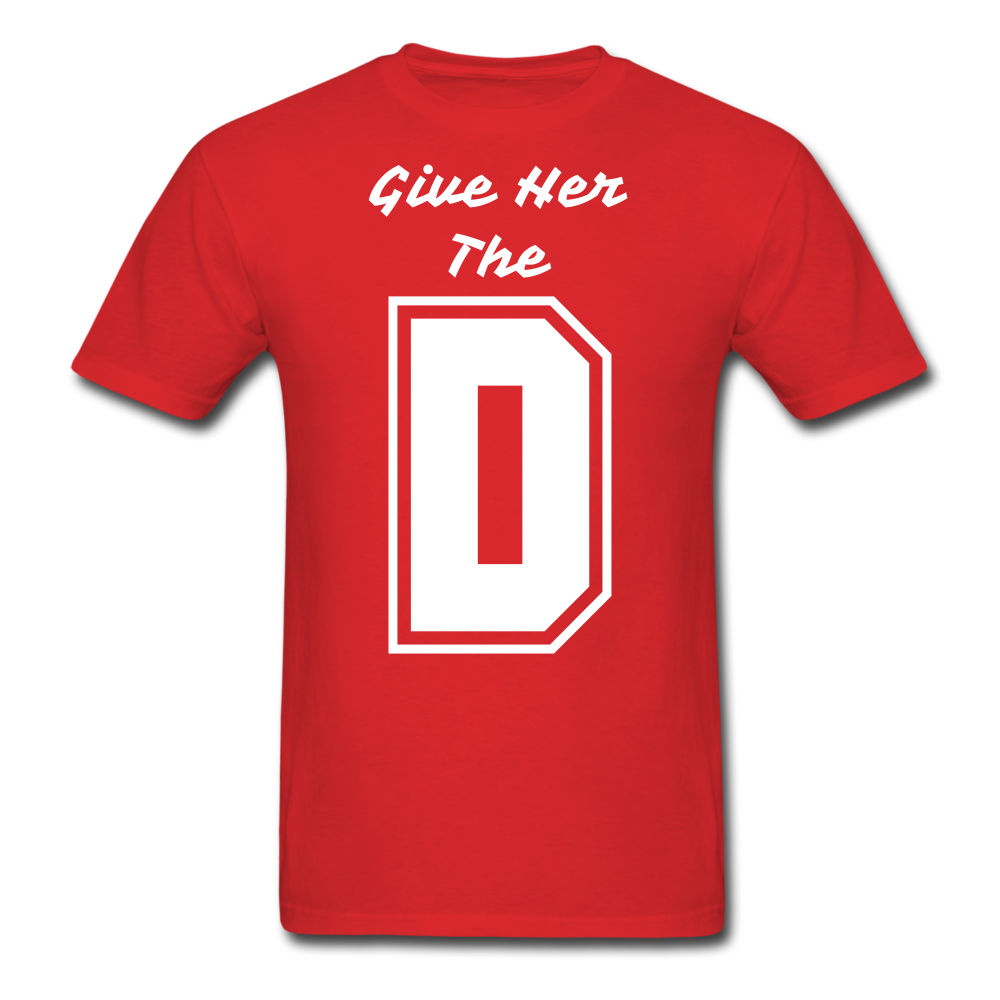 The D Tee - red
