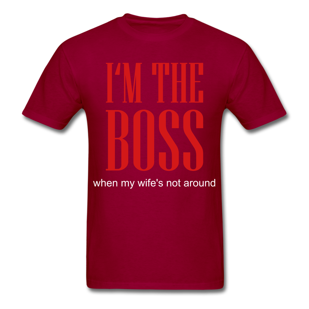Boss Tee - dark red