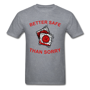 Safe R=Tee - mineral charcoal gray