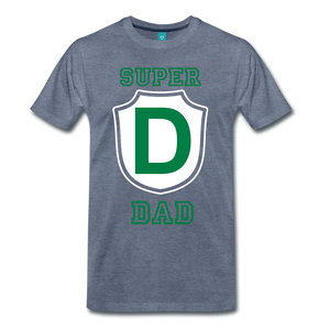 SUPRER DAD - heather blue