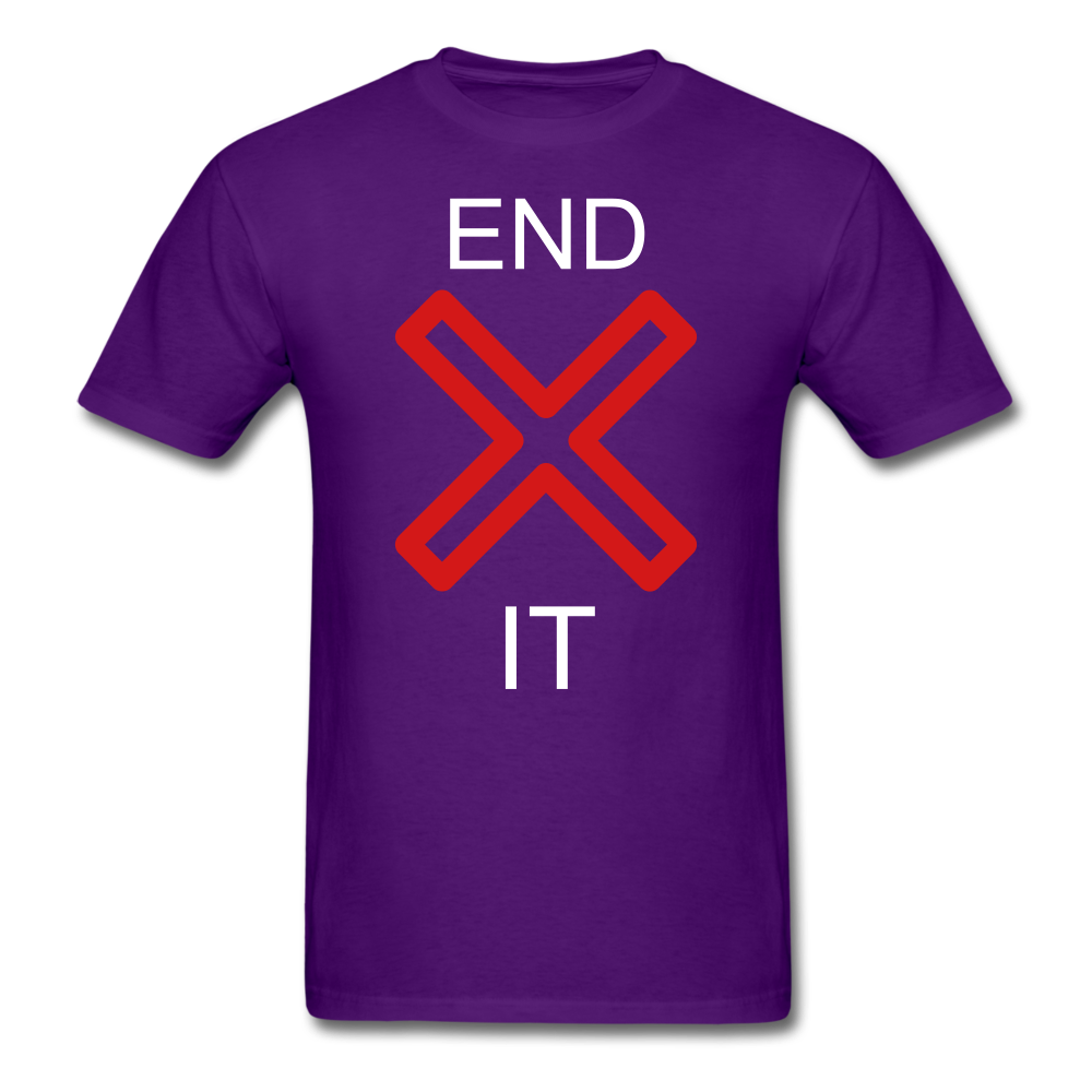 End It Tee - purple
