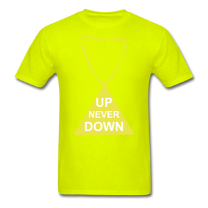 UPT Chain Tee. - safety green