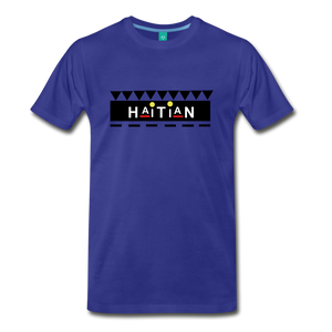 HAITIAN TEE. - royal blue