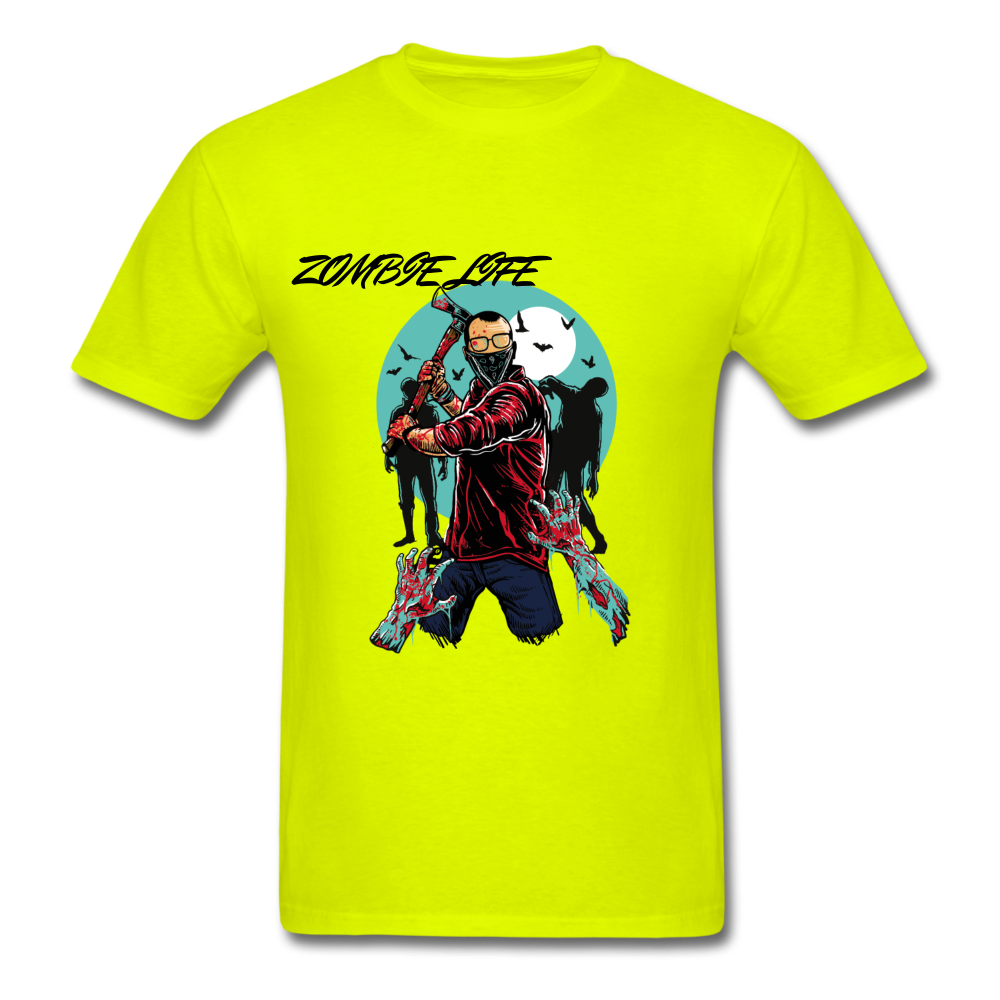 Zombie Tee - safety green