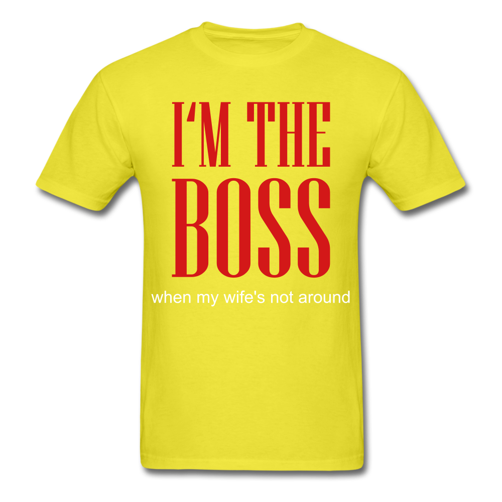 Boss Tee - yellow