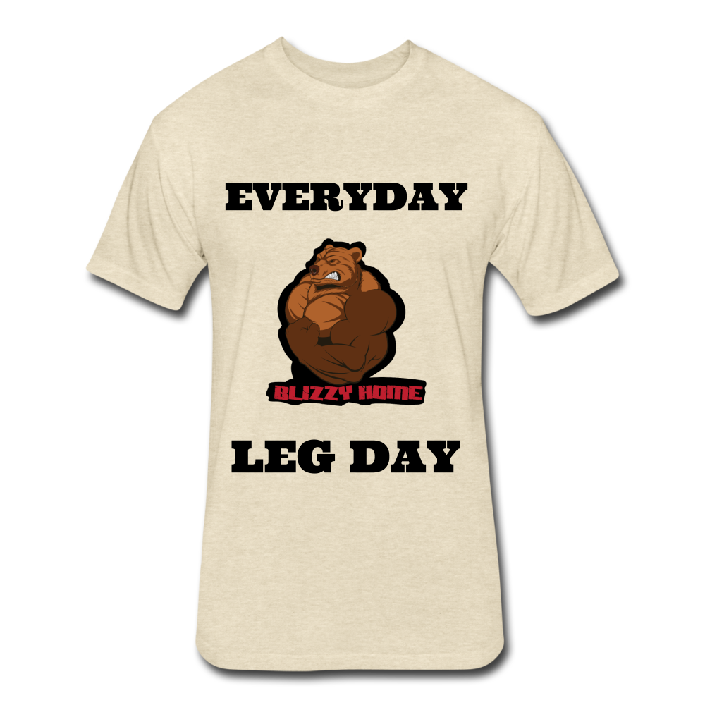 Everyday Leg Day Tee - heather cream