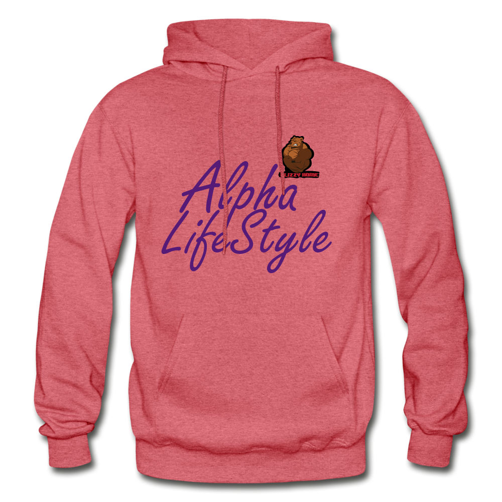 Woman's Alpha LifeStyle Hoodie - heather red