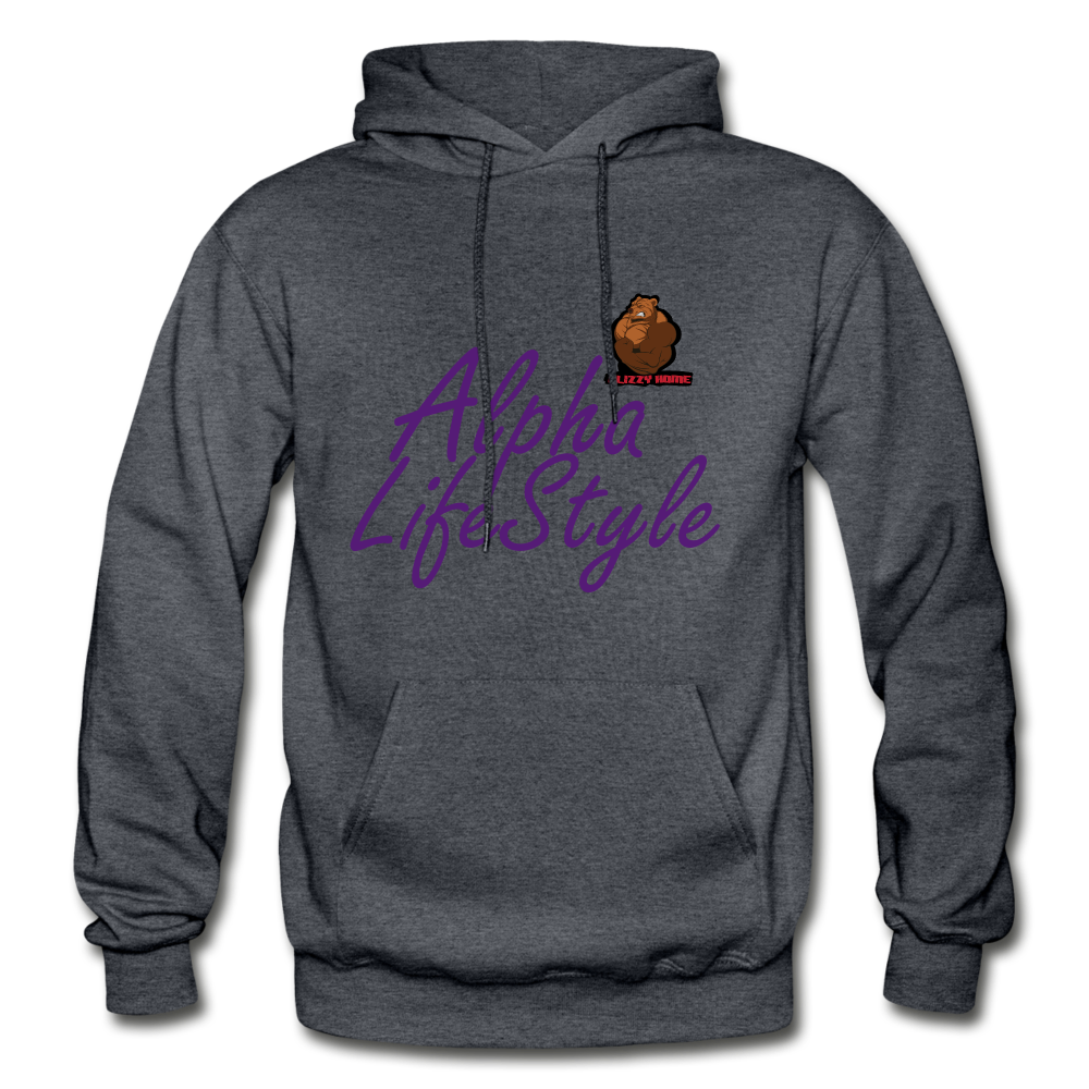 Woman's Alpha LifeStyle Hoodie - charcoal gray