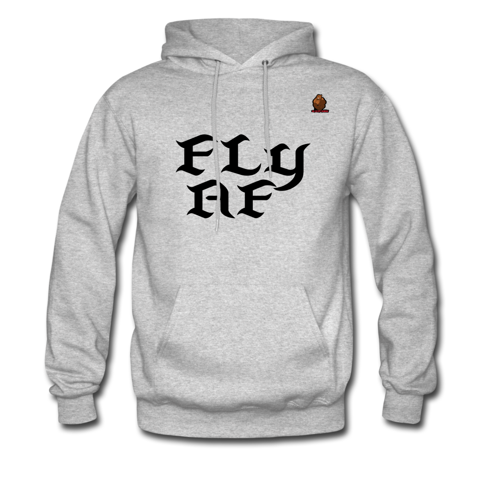 FLY AF HOODIE - heather gray