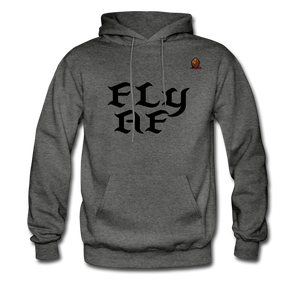 FLY AF HOODIE - charcoal gray