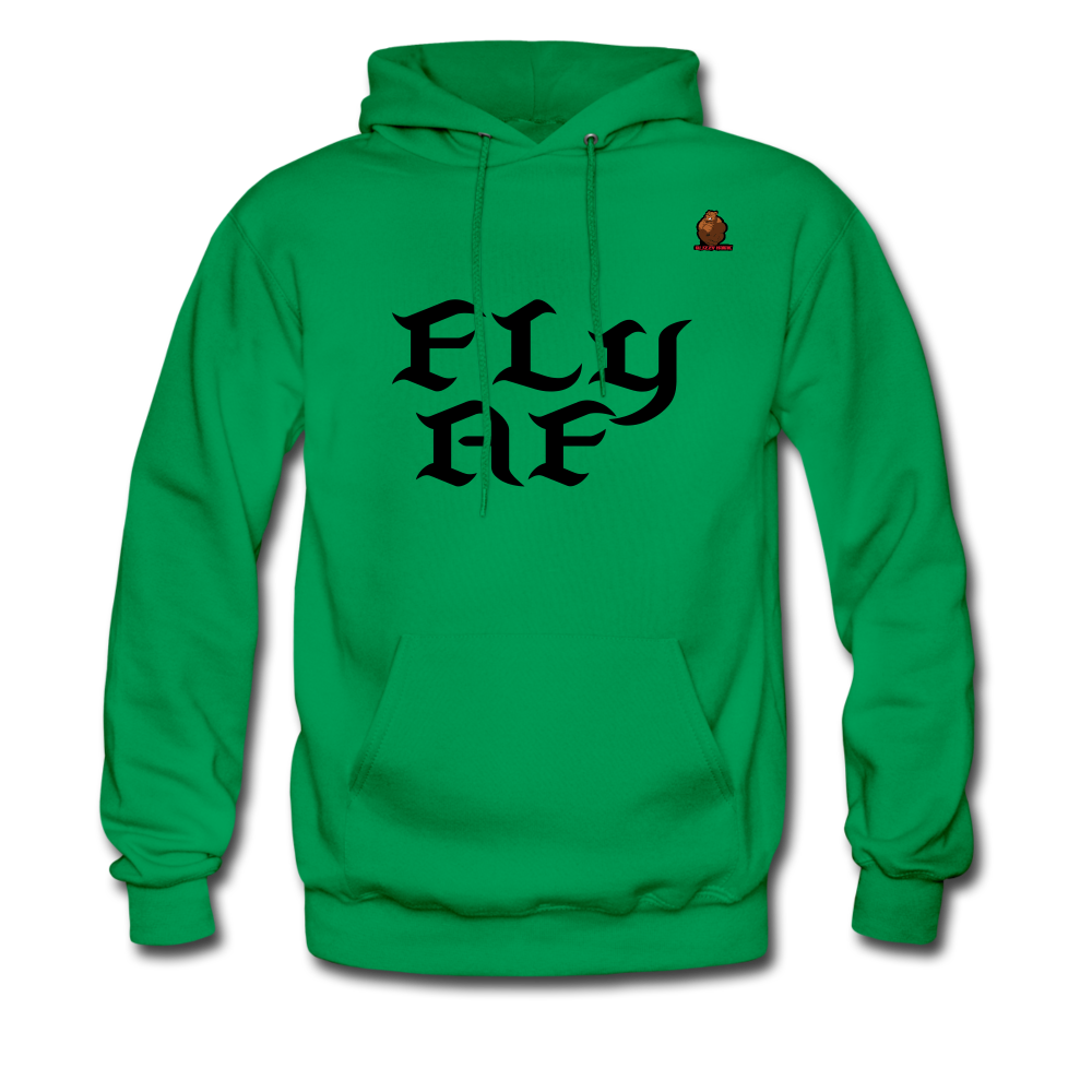 FLY AF HOODIE - kelly green