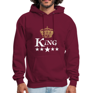 King Hoodie - burgundy