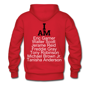 I am Hoodie - red