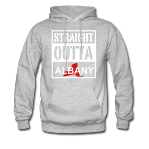 Straight Outta Albany - heather gray