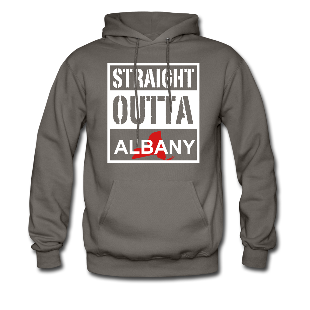 Straight Outta Albany - asphalt gray