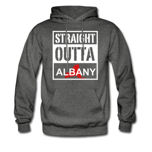 Straight Outta Albany - charcoal gray