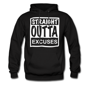 Straight Outta Excuses - black