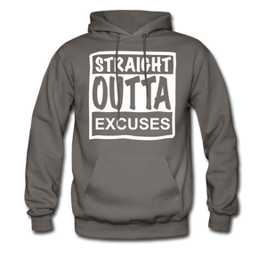 Straight Outta Excuses - asphalt gray