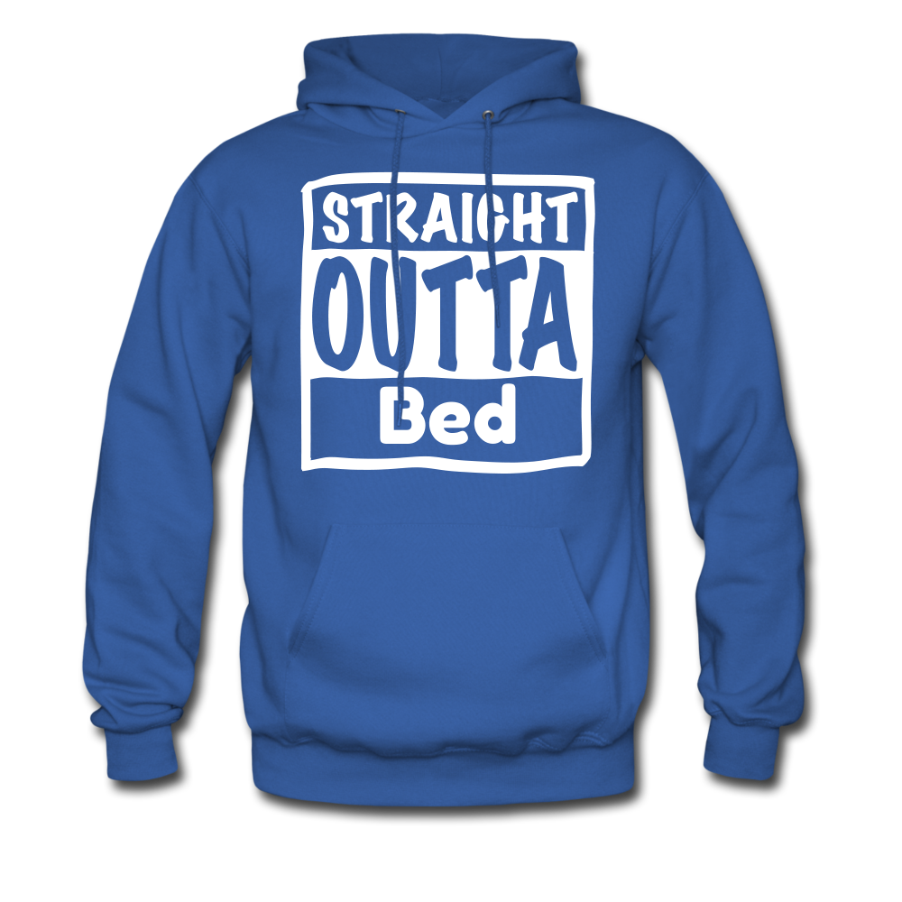 Straight Outta Bed - royal blue