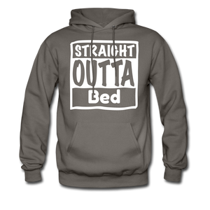 Straight Outta Bed - asphalt gray