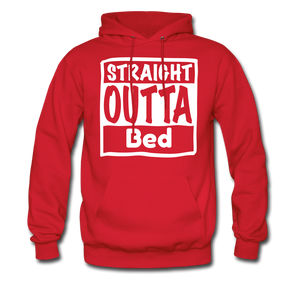 Straight Outta Bed - red