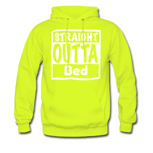Straight Outta Bed - safety green