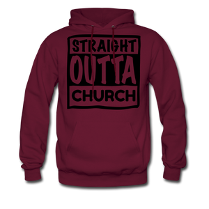 Straight Outta Church - burgundy