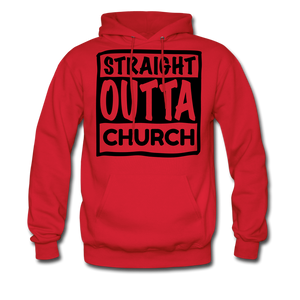 Straight Outta Church - red